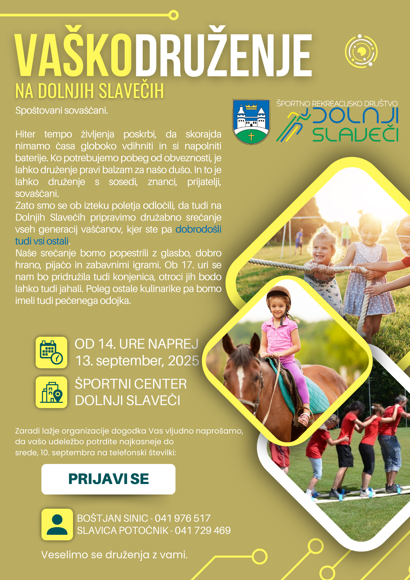 VABILO NA VAŠKO DRUŽENJE